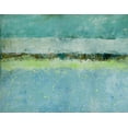 thumbnail image 2 of Holzner, Renate 24x19 White Modern Wood Framed Museum Art Print Titled - Green Horizon, 2 of 4