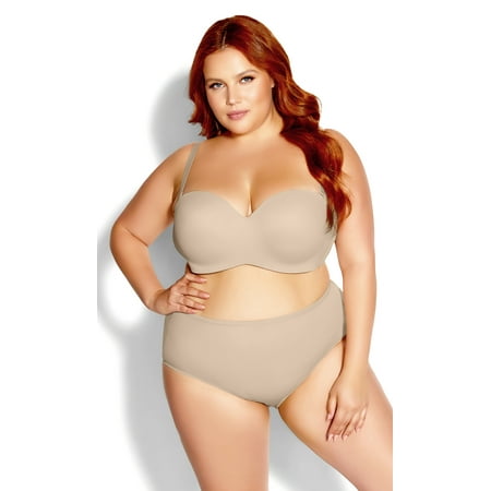 

City Chic Women s Plus Size Bodycon Multiway Padded Bra