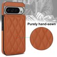 thumbnail image 6 of Dteck for Google Pixel 8A Case PU Leather Wallet with Card Holder, Flip Cover Kickstand Magnetic Closure Shockproof Heavy Duty Hard Protective Case, Brown, 6 of 7