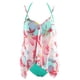 thumbnail image 5 of Gibobby Conjunto de Bikini Trajes de baño de 3 piezas para mujer con parte inferior de bikini de talla grande con capas de malla(Rosa,CH), 5 of 5