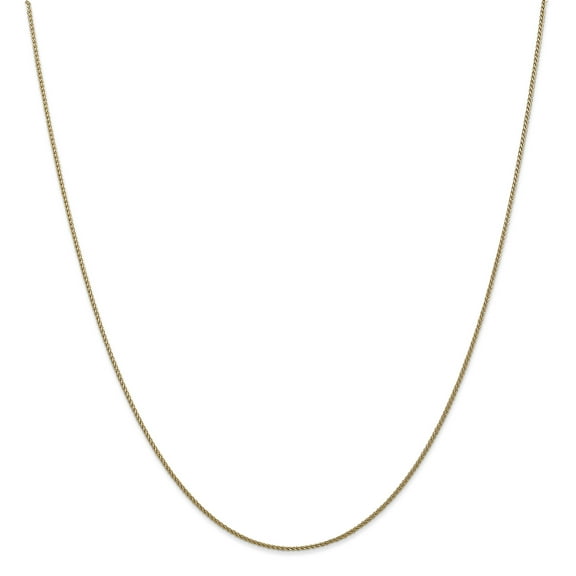 14k .65mm Solid Diamond-Cut Spiga Chain