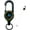 Green, variant on Retractable Heavy Duty, Multitool Carabiner Badge Holder, Retractable Clip Id Holder, Upgraded 58cm Stainless Steel Cord, Suitable for Men and Women Green
