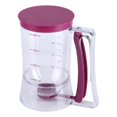 thumbnail image 3 of Heaveant Batter Dispenser, 900mL Manual Batter Dispenser Cupcake Pancake Waffle Measuring Cup Kitchen Baking Tool, 3 of 8