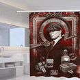 thumbnail image 2 of Cortina de baño impermeable y antimoho Cortinas de ducha Peaky Blinders Juego de accesorios de baño Tela opaca Lavable Hogar, 2 of 5