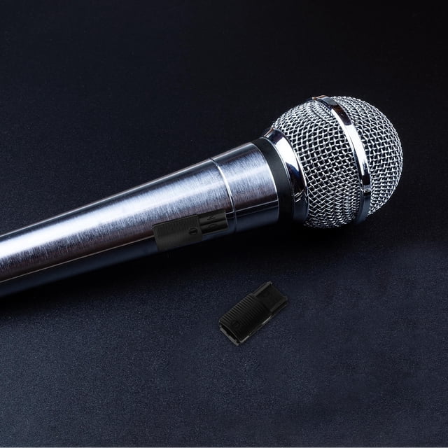unbranded 5Ud Repuesto Interruptor De Micrófono De Plástico Negro Portátil Con Fácil Manejo Para Eventos