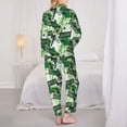 thumbnail image 6 of Goofa Football 7 Printed Women’s 2 Piece Pajama Set Super,Pajamas Women's Long Sleeve Sleepwear Soft Button Down Loungewear Pjs Lounge Set Nightwear-, 6 of 9