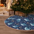 thumbnail image 5 of Rateoe Cartoon Sharks2 Pattern Christmas Tree Skirt with Ties , Christmas Tree Decorations, Farmhouse Christmas Decor Xmas Holiday Decorations-30", 5 of 6