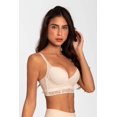 thumbnail image 2 of Brassier Bustier Media Copa Diane & Geordi Colombia Microfibra Encaje 021507 Beige 34, 2 of 3