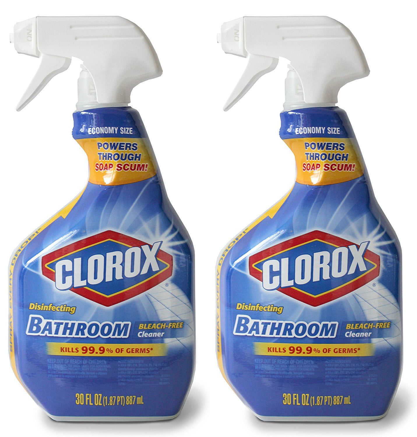 Clorox Disinfecting Spray, Bleach Free Bathroom Cleaner Spray, All Purpose  and Bathroom Cleaning, Bleach Free Disinfectant, 30-32 Ounces (Pack of 3)