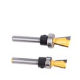 thumbnail image 4 of Brocas Para Enrutador De Patrones Para Carpintería, Corte 2 Piezas/juego De Brocas De Cola De Milano Fresado De Vástago De 1/4 De Pulgada Para Fabricación De Gabinetes Para, 4 of 7