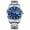 Silver blue, variant on Men Calendar Week Rhinestone Vintage Japanese Automatic Self-Winding Mechanical Wrist Watch Tungsten Steel Sapphire Crystal Waterproof Luminous Business Clock Man