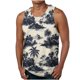 thumbnail image 2 of Camiseta sin mangas de cuello redondo para hombre, blusa informal de verano sin mangas con estampado de cuello redondo para hombre, 2 of 5