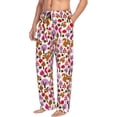thumbnail image 3 of Kdxio Squirrel In The Forest Print Men's Sleep Pajama Pant Lounge Pants with Pockets, 3 of 8