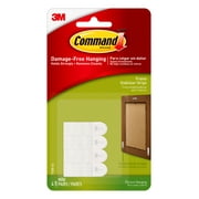 Command Frame Stabilizer Strips, White, 4 Sets of Strips/Pack