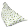thumbnail image 2 of Salamander Lounger Chair Bag, Exotic Themed Repeating Watercolor Style Cactus Plants and Lizards Pattern, High Capacity Storage with Handle Container, Lounger Size, Green and White, by Ambesonne, 2 of 5