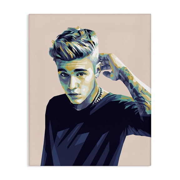 Stupell Industries Modern Justin with Subtle Hues Canvas Art, 16 x 20, by Birch&Ink