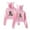 Pink, variant on Omarion Cat ear hoodie with popular pattern casual women's short hoodie sportswear