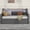 Gray(with Drawers), variant on Harper & Bright Designs Twin Size Daybed with Storage Drawers Shelves, Upholstered Daybed with Charging Station and LED Lights, Beige