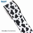 thumbnail image 1 of Shisuyan Cow Print Ribbon Roll: Rustic Farmhouse Diy Craft Ribbon For Wreath Bow Making Present Wrapping Cow Theme Party Decorations, 1 of 8