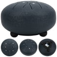 thumbnail image 4 of Tambor de lengüeta de tanque de mano C mayor de 6 pulgadas y 8 tonos con almohadilla de soporte de goma azul marino, 4 of 12
