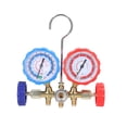 thumbnail image 2 of Refrigerant Manifold Gauge For R12/R22/R134A/R502 Air Conditioning Refrigerant Charging Tool Brass Dual-Valve Pressure Gauge, 2 of 6