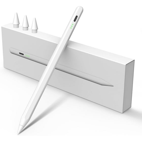 Stylus Pen for iPad Pencil 10th Generation, 2X Fast Charge with Tilt Sensitivity & Palm Rejection, Compatible 2018-2025 6-11th, Pro 12.9/11/13"/ M4, Air 3/4/5/M2/M3, Mini 5/6