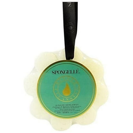 Spongelle Beyond Cleansing Wild Flower Sponge, Ginger Bergamot