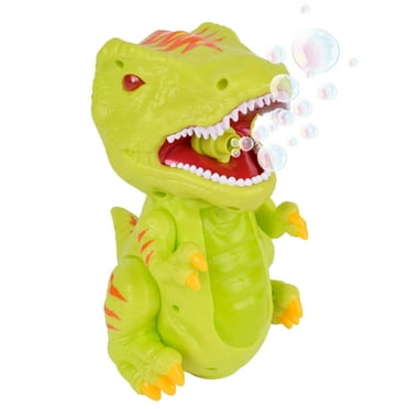 Play Day Bump N Go Bubble Blowing Dino-Lights, Sounds & Movement, Children Ages 3  - Requires 3 AA Batteries