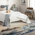 thumbnail image 4 of Lighthouse Rugs for Living Room Bedroom - Waves Rug 6x8 - Sunrise Carpet for Home Decor - Washable Non Slip Patterned Indoor Large Area Rug - Soft & Low Pile (ZL&803), 4 of 7