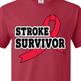 thumbnail image 4 of Inktastic Stroke Survivor with Red Ribbon T-Shirt, 4 of 5