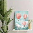 thumbnail image 4 of Cute Elephant Balloon Canvas Art Print， Suitable for Living Room， Bedroom， Nursery， Office， and Hallway Decoration., 4 of 8