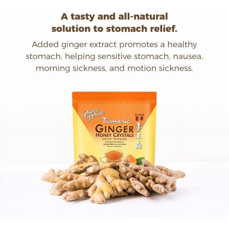 Prince of Peace Instant Ginger Honey Crystals, 25 Sachets