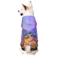 thumbnail image 1 of Fotbe Colorful Purple Cosmos Flower Sudadera con Estampado para Perros Pequeños – Suéter con Capucha para Mascotas, Tela Suave de Forro Polar con Bolsillo-X-Large, 1 of 7