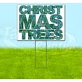 thumbnail image 1 of Christmas Tree V3 (18" x 24") Yard Sign, Includes Metal Step Stake, 1 of 6