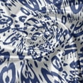 thumbnail image 5 of Ambesonne Navy Blue Valance Pack of 2, Vintage Ikat, 42"X12", Blue White, 5 of 5