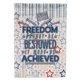 thumbnail image 1 of Bandera decorativa Caroline's Treasures tamaño Garden Freedom Must Be Achieved multicolor, 1 of 1