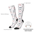 thumbnail image 4 of Balery Cute Magic Bunny Printed Novelty Socks Men's Women's Crew Socks Sports Socks Knee High Socks Cotton Socks Quirky and Cool Socks, 4 of 9