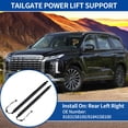 thumbnail image 2 of Rear Left Right Tailgate Power Lift Support for Hyundai Palisade 2020-2022 Liftgate Power Hatch Shock Strut No.81831S8100 Electric Trunk Power 1 Pair, 2 of 7