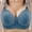Blue, variant on Hrsba Womens Summer Bra,Plus Size Bra for Womens,Women's Large-size Rims-free Adjustable Gathered Breathable Full-cup Underwear Daily Bra