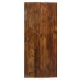 thumbnail image 3 of Calhome 36 in. x 84 in. Distressed Z Series Walnut Solid Knotty Pine Wood Interior Sliding Barn Door Slab, 3 of 6