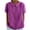 Hot Pink, variant on Staron Women Linen Shirts Summer Casual Loose Blouse Collared Short Sleeve Solid Basic Vacation Travel Tops, Hot Pink M