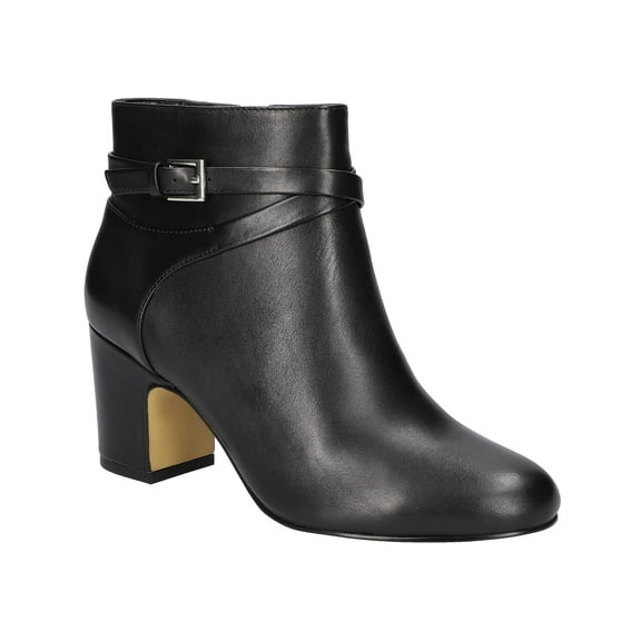 Bella Vita Womens ARLETTE Leather Zip Up Ankle Boots