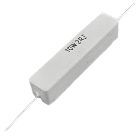 - 2 Ohm 10W Ceramic Cement Power Resistor 10 Watt 2R x10pcs