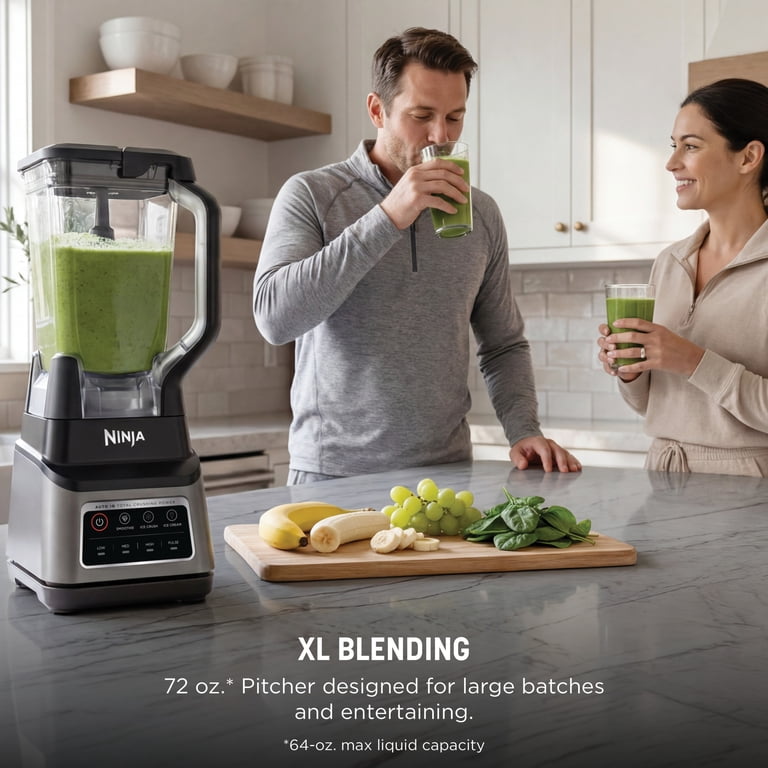 Ninja, Blender, BN701, 1400W 72 oz Smoothies Ice Crush Auto-iQ