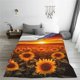 thumbnail image 5 of Balery Sunset Golden Sunflower Field Manta de Felpa Suave y Acogedora – Cobija de Franela Aterciopelada para Cama, Lavable y Cálida para Sofá, Mascotas, Transpirable-80"x60", 5 of 7