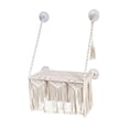 thumbnail image 3 of Percha de ventana para gatos, hamaca para gatos, asiento para tomar el , cojín suave bohemio reforzado y resistente, con ventosas para ventana., 3 of 7