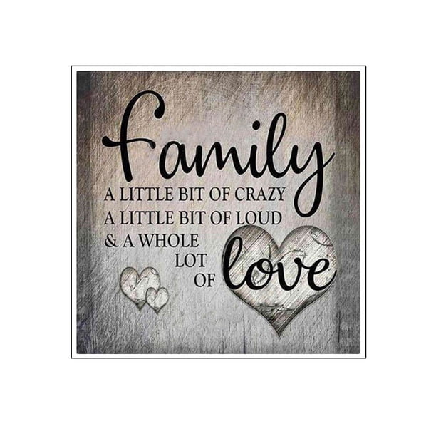 Bewildely Nuevo 5D DIY diamante pintura familia amor carta diamante bordado patrón completo cuadrado/ punto de cruz kit mosaico decoración del Artesanía