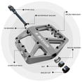 thumbnail image 2 of Pedales de bicicleta BUCKLOS MTB Flat Large Platform 29x4 cm, 2 of 6