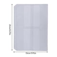 thumbnail image 3 of justharion 10 Pieces Zipper Pouch Container Convenient PVC Documents Pouches Document Holding Bag Storage Containers for Home Office School A5, 3 of 5