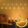 thumbnail image 2 of 12 Pcs Diwali Decorations, Warm Waterproof Lamp Beads Anchor Fairy Lights, Diwali Gifts, Indoor and Outdoor Diwali Decorations Items, USB Controlled Curtain Lights, 2 of 5